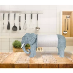 Countertop Storage 3R Studios Freestanding Grey Elephant Shaped Paper Towel Holder 9 Countertop Storage 3R Studios Freestanding Grey Elephant Shaped Paper Towel Holder -Honey Can Do Shop grey 3r studios paper towel holders ec0312 31 1000