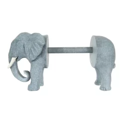 Countertop Storage 3R Studios Freestanding Grey Elephant Shaped Paper Towel Holder