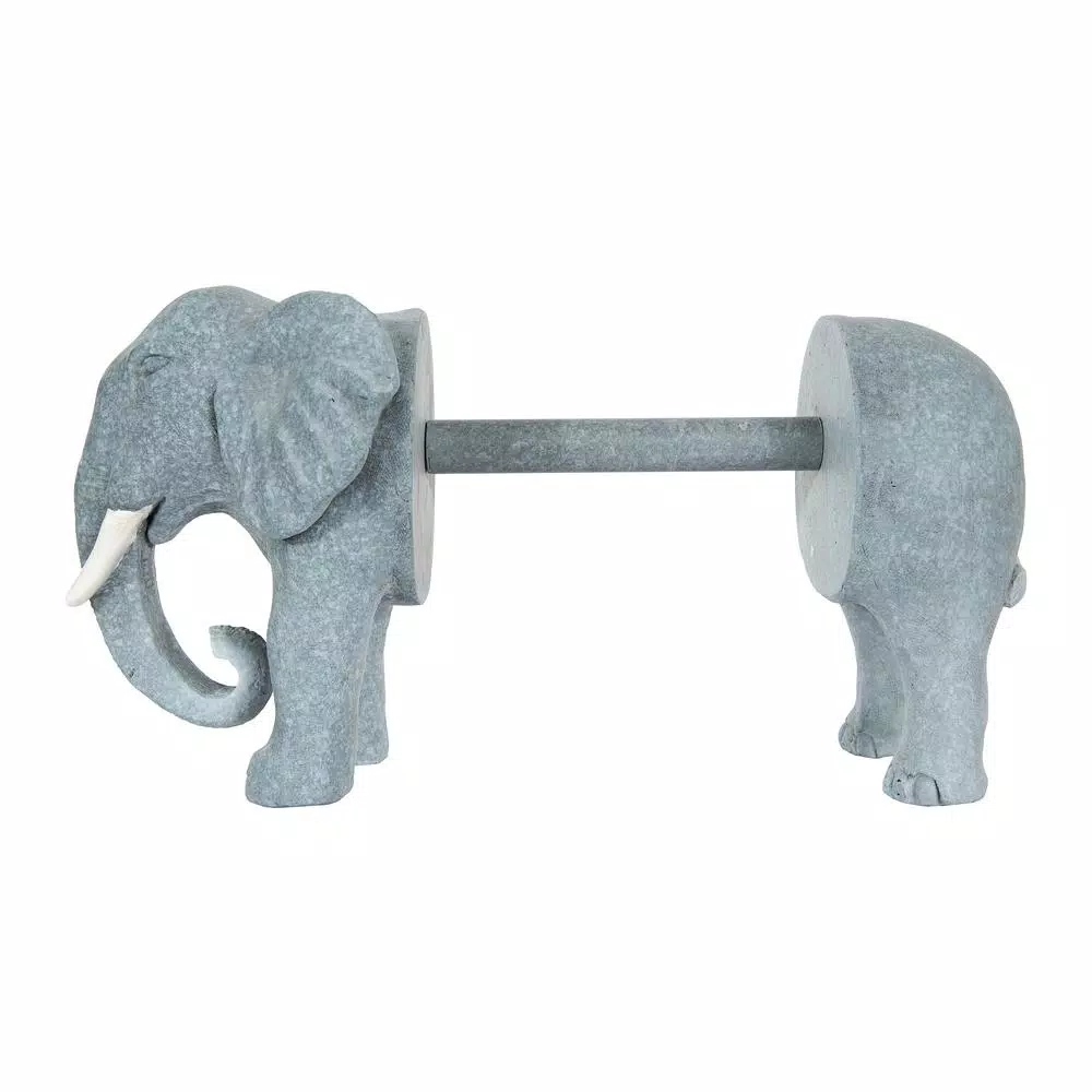 Countertop Storage 3R Studios Freestanding Grey Elephant Shaped Paper Towel Holder 3 Countertop Storage 3R Studios Freestanding Grey Elephant Shaped Paper Towel Holder