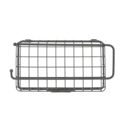 Countertop Storage Spectrum Vintage Wall Mount Basket With Paper Towel Holder -Honey Can Do Shop industrial gray spectrum paper towel holders a84876 44 1000