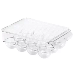 Food Storage InterDesign Fridge Binz 12 Egg Holder In Clear