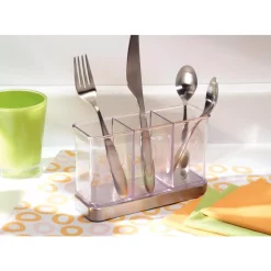 Countertop Storage InterDesign Forma 2 Flatware Organizer -Honey Can Do Shop interdesign silverware caddies 67280 4f 1000