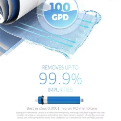Replacement Water Filters ISPRING 2-Year 100GPD Water Filter Replacement Cartridge Supply, Fits RCC1P -Honey Can Do Shop ispring replacement water filters f15 100 44 1000