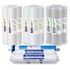 Water Filtration Systems ISPRING 5-Stage Reverse Osmosis 2-Year Replacement Water Filter Pack Set With 100 GPD RO Membrane Cartridge 10 In. X 2.5 In. -Honey Can Do Shop ispring replacement water filters f15 100us 64 1000