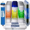 Water Filtration Systems ISPRING LittleWell 75 GPD 6-Stage De-Ionization Reverse Osmosis 2-Year Filter Set -Honey Can Do Shop ispring replacement water filters f19d75 64 1000