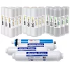 Water Filtration Systems ISPRING 5-Stage Reverse Osmosis 3-Year Replacement Water Filter Pack Set With 100 GPD RO Membrane Cartridge, 10 In. X 2.5 In. -Honey Can Do Shop ispring replacement water filters f22 100us 64 1000