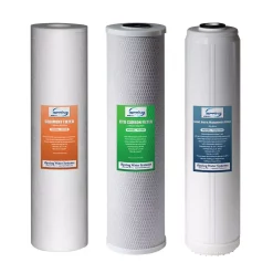 Replacement Water Filters ISPRING 3-Stage 20 In. Whole House 3-Piece Replacement Filter Pack – Fits WGB32B-PB