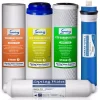 Water Filtration Systems ISPRING Universal 5-Stage Reverse Osmosis Complete Replacement Water Filter Cartridge Set 1 Water Filtration Systems ISPRING Universal 5-Stage Reverse Osmosis Complete Replacement Water Filter Cartridge Set -Honey Can Do Shop ispring replacement water filters f5 75 64 1000