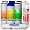 Water Filtration Systems ISPRING 1-Year Replacement Supply Filter Cartridge Pack Set For 6-Stage Alkaline Mineral Reverse Osmosis RO Systems -Honey Can Do Shop ispring replacement water filters f9k 64 1000