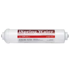 Replacement Water Filters ISPRING Premium 10 In. Universal Inline Alkaline Replacement Water Filter Cartridge For Reverse Osmosis RO System, PH+