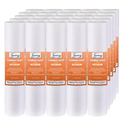 Water Filtration Systems ISPRING LittleWell 5-Micron 2.5 In. X 10 In. 4-Layer Gradient Sediment Filter Cartridges (25-Pack)
