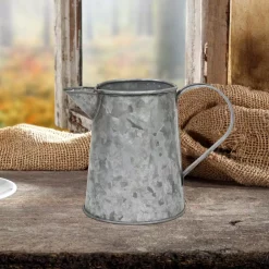 Food Storage Stonebriar Collection 7 In. X 4 In. Antique Galvanized Metal Jug 8 Food Storage Stonebriar Collection 7 In. X 4 In. Antique Galvanized Metal Jug -Honey Can Do Shop metallic stonebriar collection kitchen canisters sb 5918a 1f 1000