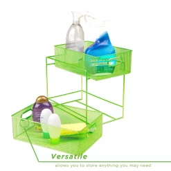 Countertop Storage Mind Reader 12.25 In. H X 8.25 In. W X 12.38 In. L Modern Green Metal Flatware Organizer, Utensil Caddy 13 Countertop Storage Mind Reader 12.25 In. H X 8.25 In. W X 12.38 In. L Modern Green Metal Flatware Organizer, Utensil Caddy -Honey Can Do Shop mind reader silverware caddies cabask2t grn 44 1000