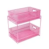 Countertop Storage Mind Reader 12.25 In. H X 8.25 In. W X 12.38 In. L Modern Pink Metal Flatware Organizer, Utensil Caddy 2 Countertop Storage Mind Reader 12.25 In. H X 8.25 In. W X 12.38 In. L Modern Pink Metal Flatware Organizer, Utensil Caddy -Honey Can Do Shop mind reader silverware caddies cabask2t pnk 64 1000