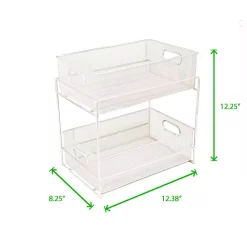 Countertop Storage Mind Reader 12.25 In. H X 8.25 In. W X 12.38 In. L Modern White Metal Flatware Organizer, Utensil Caddy 15 Countertop Storage Mind Reader 12.25 In. H X 8.25 In. W X 12.38 In. L Modern White Metal Flatware Organizer, Utensil Caddy -Honey Can Do Shop mind reader silverware caddies cabask2t wht 76 1000