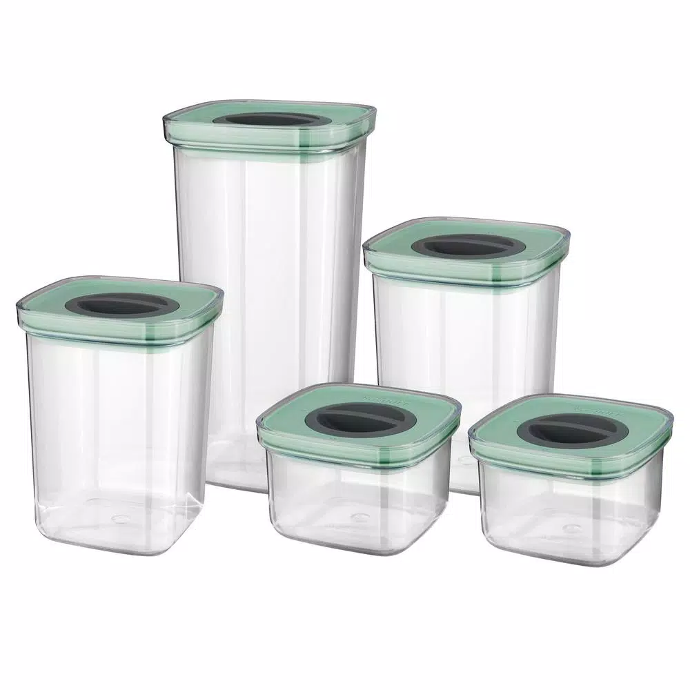 Food Storage BergHOFF Leo 5-Piece Smart Seal Container Set 3 Food Storage BergHOFF Leo 5-Piece Smart Seal Container Set