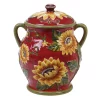 Food Storage Certified International Sunset Sunflower Ceramic Biscuit Jar -Honey Can Do Shop multi color certified international kitchen canisters 22235 64 1000