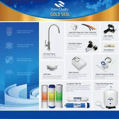 Water Filtration Systems ISPRING 5-Stage 100 GPD Reverse Osmosis Water Filtration System With Booster Pump 3.2 Gallon Tank And Brushed Nickel Faucet 10 Water Filtration Systems ISPRING 5-Stage 100 GPD Reverse Osmosis Water Filtration System With Booster Pump 3.2 Gallon Tank And Brushed Nickel Faucet -Honey Can Do Shop multi color ispring reverse osmosis systems rcc1p c3 1000
