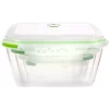 Ozeri INSTAVACTM Green Earth Food Storage Container Set, BPA-Free 8-Piece Nesting Set With Vacuum Seal And Locking Lids 1 Ozeri INSTAVACTM Green Earth Food Storage Container Set, BPA-Free 8-Piece Nesting Set With Vacuum Seal And Locking Lids -Honey Can Do Shop n a ozeri food storage containers fs1 64 1000