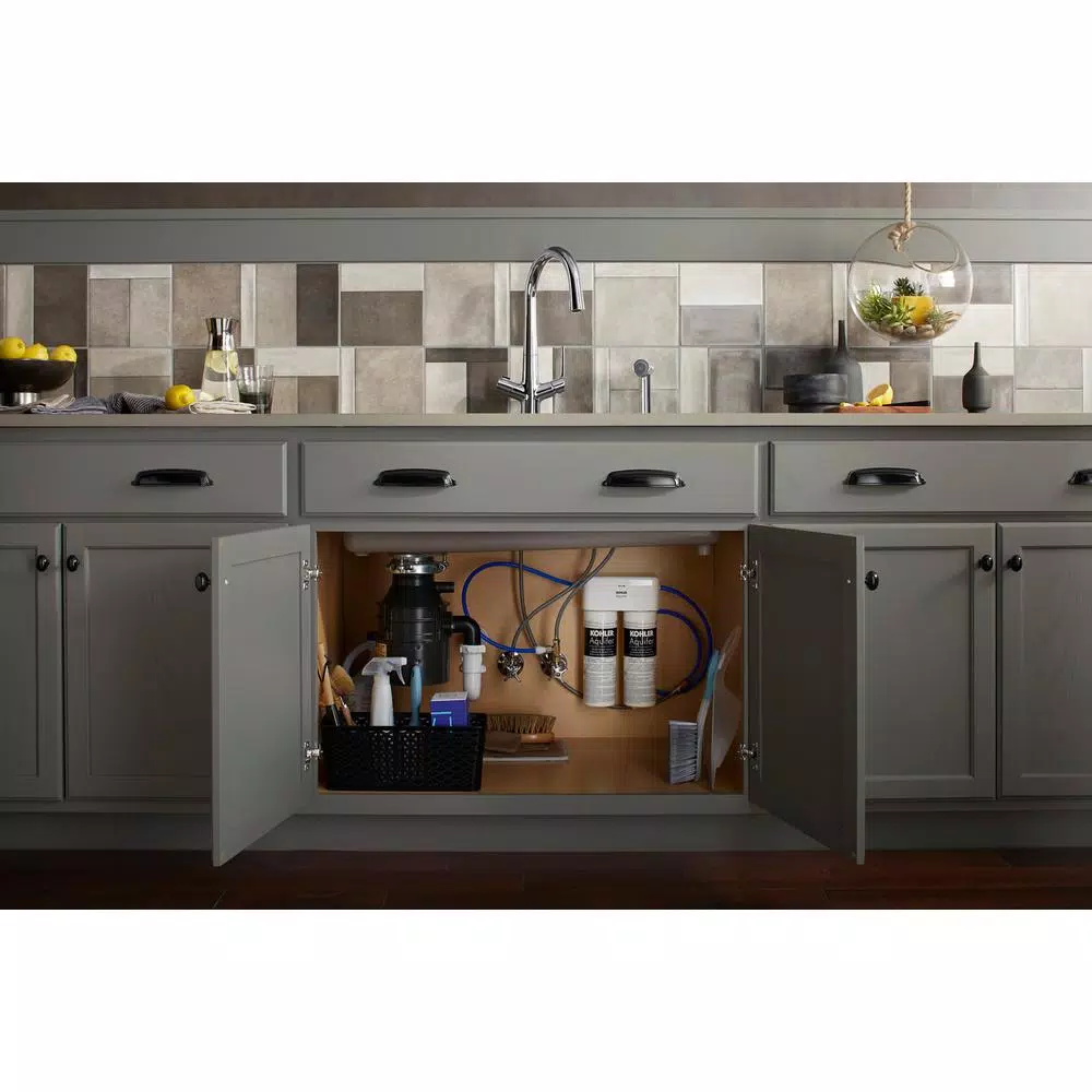 Water Filtration Systems KOHLER Aquifer Under-Sink Double Cartridge Water Filtration System 8 Water Filtration Systems KOHLER Aquifer Under-Sink Double Cartridge Water Filtration System - Image 6