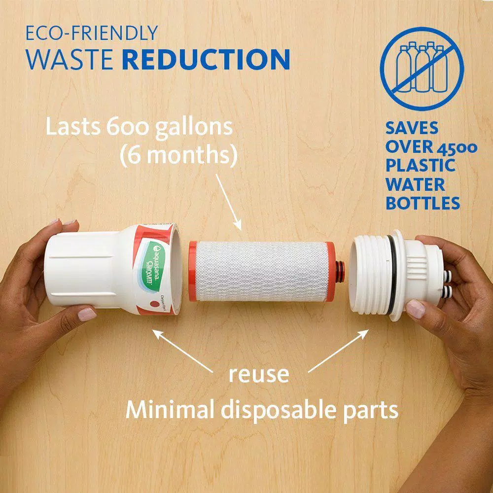 Water Filtration Systems Aquasana 3-Stage Under Counter Water Filtration System With Faucet In Oil Rubbed Bronze 14 Water Filtration Systems Aquasana 3-Stage Under Counter Water Filtration System With Faucet In Oil Rubbed Bronze - Image 12