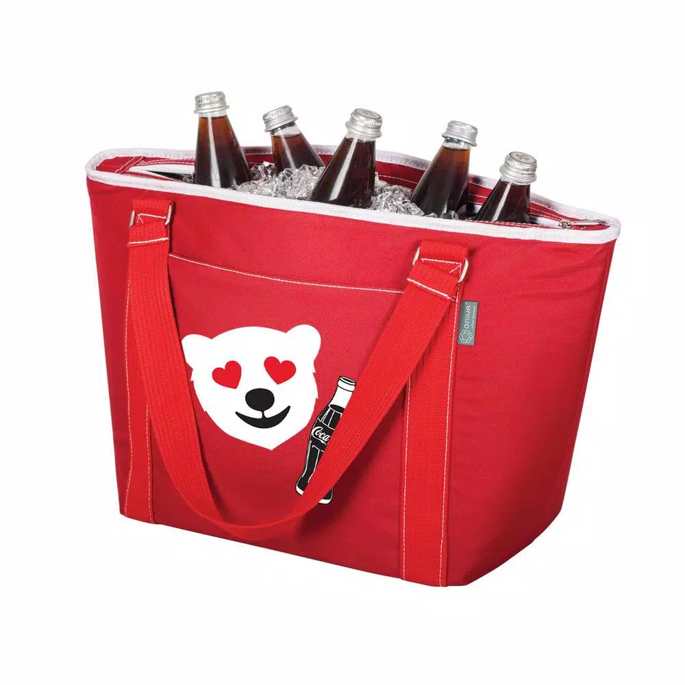 Food Storage ONIVA 9 Qt. 24-Can Coca-Cola Topanga Tote Cooler In Red-Emoji Design 4 Food Storage ONIVA 9 Qt. 24-Can Coca-Cola Topanga Tote Cooler In Red-Emoji Design - Image 2