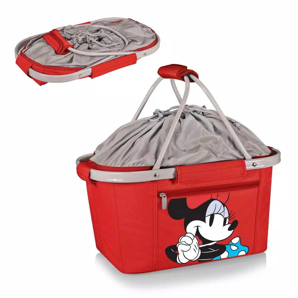 Food Storage ONIVA 34 Oz. Red Minnie Mouse Metro Basket Collapsible Tote Cooler 4 Food Storage ONIVA 34 Oz. Red Minnie Mouse Metro Basket Collapsible Tote Cooler - Image 2
