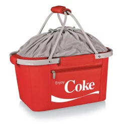 Food Storage ONIVA 34 Oz. Red Coca-Cola Metro Basket Collapsible Tote Cooler