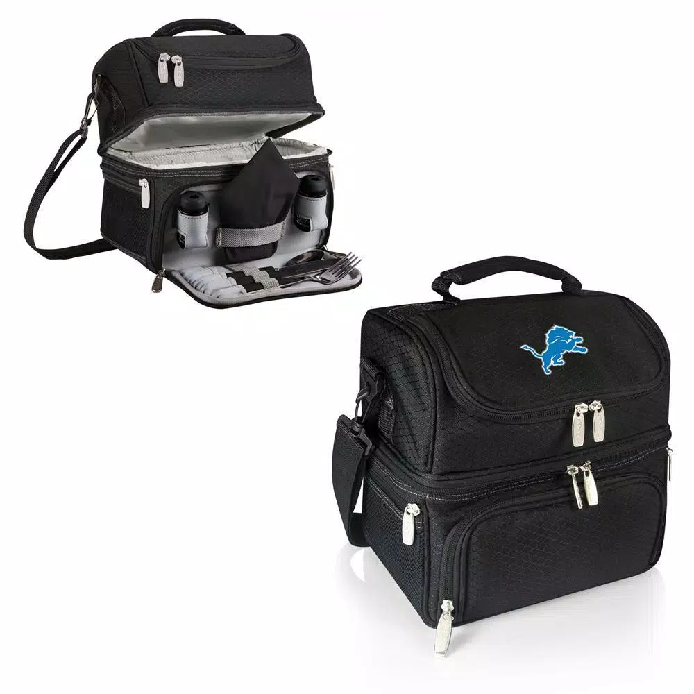 Food Storage ONIVA Pranzo Black Detroit Lions Lunch Bag 4 Food Storage ONIVA Pranzo Black Detroit Lions Lunch Bag - Image 2