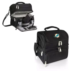 Food Storage ONIVA Pranzo Black Miami Dolphins Lunch Bag -Honey Can Do Shop oniva lunch boxes lunch bags 512 80 175 174 2 c3 1000