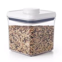 OXO Good Grips 2.4 Qt. POP Container With Lid – Stackable Airtight Food Storage For Rice And More -Honey Can Do Shop oxo food storage containers 1071399 1d 1000