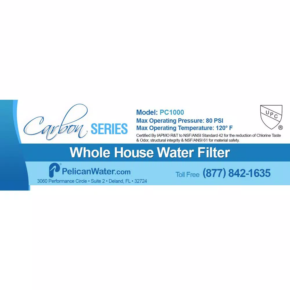 Replacement Water Filters Pelican Water Carbon Replacement Media For PC1000 Whole House Drinking Water Filter 5 Replacement Water Filters Pelican Water Carbon Replacement Media For PC1000 Whole House Drinking Water Filter - Image 3