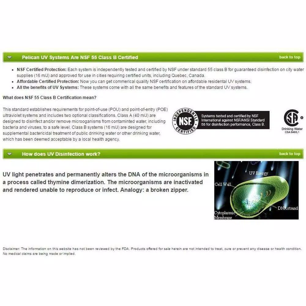 Water Filter Parts Pelican Water Replacement Sleeve For Premium 16 GPM UV Disinfection System 4 Water Filter Parts Pelican Water Replacement Sleeve For Premium 16 GPM UV Disinfection System - Image 2