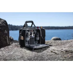 Food Storage Picnic Time Malibu Black Wood Picnic Cooler Tote 12 Food Storage Picnic Time Malibu Black Wood Picnic Cooler Tote -Honey Can Do Shop picnic time insulated food carriers 508 23 175 000 0 1f 1000