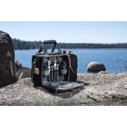 Food Storage Picnic Time Malibu Black Wood Picnic Cooler Tote 13 Food Storage Picnic Time Malibu Black Wood Picnic Cooler Tote -Honey Can Do Shop picnic time insulated food carriers 508 23 175 000 0 44 1000