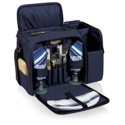 Food Storage Picnic Time Malibu Navy Wood Picnic Cooler Tote -Honey Can Do Shop picnic time insulated food carriers 508 23 915 000 0 1f 1000