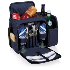 Food Storage Picnic Time Malibu Navy Wood Picnic Cooler Tote -Honey Can Do Shop picnic time insulated food carriers 508 23 915 000 0 44 1000