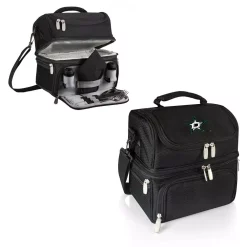 Food Storage Picnic Time Pranzo Black Dallas Stars Lunch Bag -Honey Can Do Shop picnic time lunch boxes lunch bags 512 80 175 104 10 c3 1000