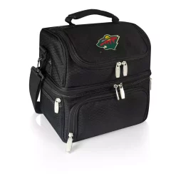 Food Storage Picnic Time Pranzo Black Minnesota Wild Lunch Bag