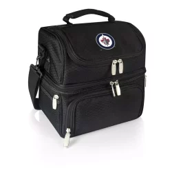 Food Storage Picnic Time Pranzo Black Winnipeg Jets Lunch Bag