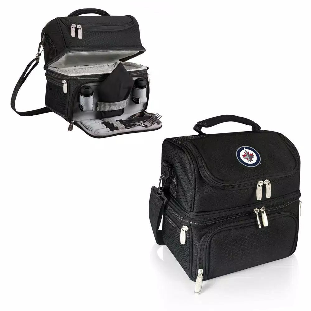 Food Storage Picnic Time Pranzo Black Winnipeg Jets Lunch Bag 4 Food Storage Picnic Time Pranzo Black Winnipeg Jets Lunch Bag - Image 2