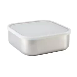 Food Storage Tramontina 3Pc Stainless Steel Covered Square Container Set – Frosted Lids 11 Food Storage Tramontina 3Pc Stainless Steel Covered Square Container Set – Frosted Lids -Honey Can Do Shop polished exterior satin brushed interior tramontina food storage containers 80204 019ds 1f 1000
