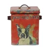 Food Storage 3R Studios Vintage Tin Dog Biscuit Container With Boston Terrier 2 Food Storage 3R Studios Vintage Tin Dog Biscuit Container With Boston Terrier -Honey Can Do Shop red 3r studios kitchen canisters de0791 64 1000
