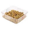 Food Storage Rubbermaid Commercial Products 2 Qt. Clear Space Saving Square Container -Honey Can Do Shop rubbermaid commercial products food storage containers rcp6302cle 64 1000