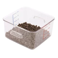 Food Storage Rubbermaid Commercial Products 1 Gal. SpaceSaver Square Container