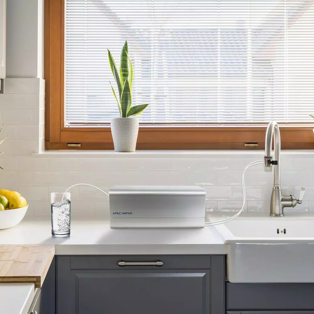 Water Filtration Systems APEC Water Systems Ultimate Counter Top Reverse Osmosis Water Filtration System With Case 90 GPD 4-Stage Portable And Installation-Free 9 Water Filtration Systems APEC Water Systems Ultimate Counter Top Reverse Osmosis Water Filtration System With Case 90 GPD 4-Stage Portable And Installation-Free - Image 7