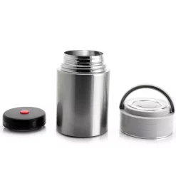 Food Storage Better Chef 27 Oz. Vacuum Insulated Wide Mouth Food Jar -Honey Can Do Shop silver better chef kitchen canisters 985110472m 76 1000