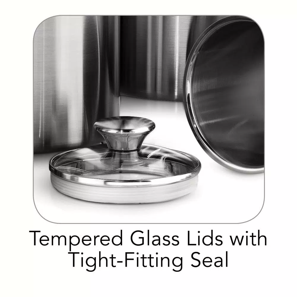 Food Storage Tramontina Gourmet 8-Piece Covered Canister And Scoop Set 7 Food Storage Tramontina Gourmet 8-Piece Covered Canister And Scoop Set - Image 5