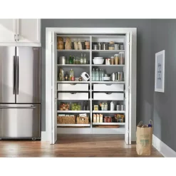 Food Storage Home Basics Stainless Steel Canister Set (4-Piece) -Honey Can Do Shop silver home basics kitchen canisters cs10067 77 1000