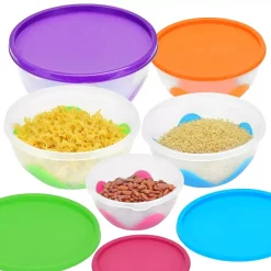 Southern Homewares 5-Piece Multi-Purpose Nested And Stackable Bowl/Food Storage Containers